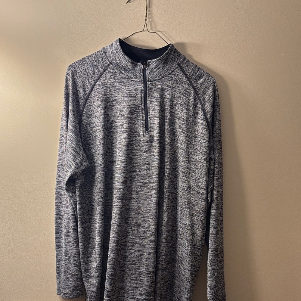 UA Black and Gray Athletic Pullover